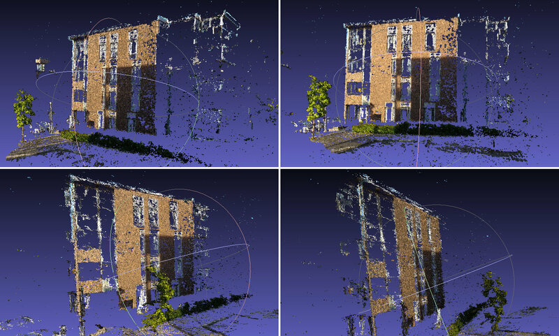 “Building point cloud”
