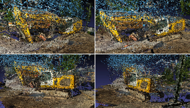 “Excavator point cloud”