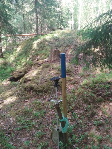 “Reference measurement of the corner marker”